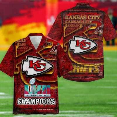 Lvii Super Bowl Champions Kansas City Chiefs Hawaiian Shirt Lvii Super Bowl Champions Kansas City Chiefs Hawaiian Shirt