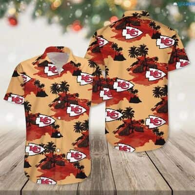 Kansas City Chiefs Hawaiian Shirt Island Pattern All Over Print Kansas City Chiefs Hawaiian Shirt Island Pattern All Over Print