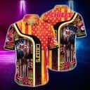 NFL Kansas City Chiefs Hawaiian Shirt Skull Tropical Beach Gift For Friend NFL Kansas City Chiefs Hawaiian Shirt Skull Tropical Beach Gift For Friend