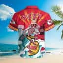 NFL Kansas City Chiefs Hawaiian Shirt Grateful Dead Beach Gift For Dad