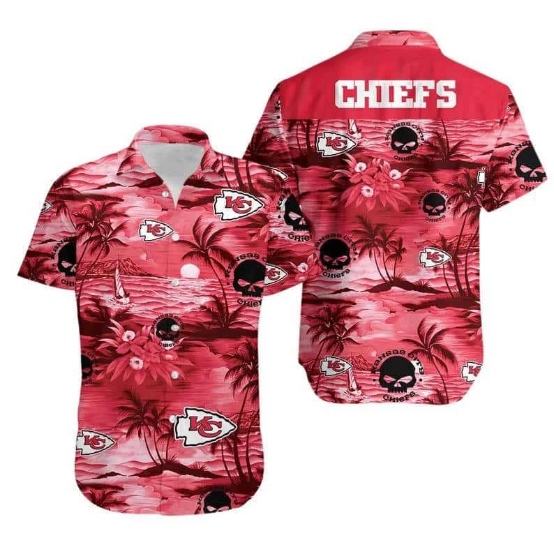 Kansas City Chiefs Hawaiian Shirt Practical Beach Gift For Him Kansas City Chiefs Hawaiian Shirt Practical Beach Gift For Him