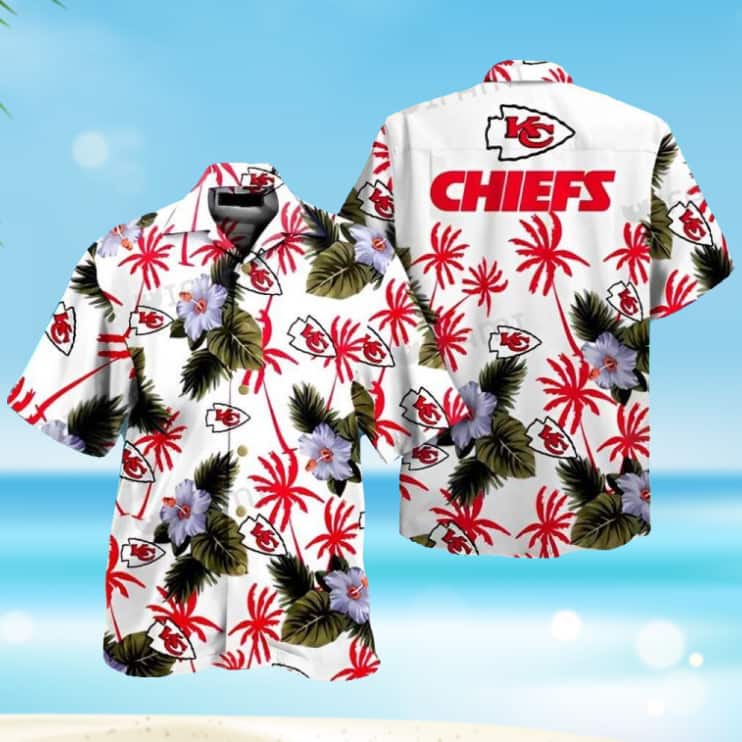 NFL Kansas City Chiefs Hawaiian Shirt Practical Beach Gift For Boyfriend
