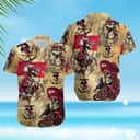 Kansas City Chiefs Hawaiian Shirt Pirate Skeleton Kansas City Chiefs Hawaiian Shirt Pirate Skeleton