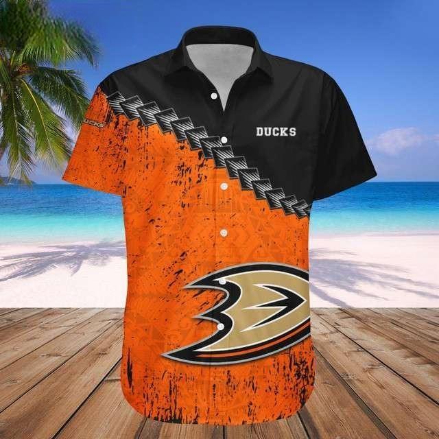 NHL Anaheim Ducks Hawaiian Shirt Hockey Gift For Dad