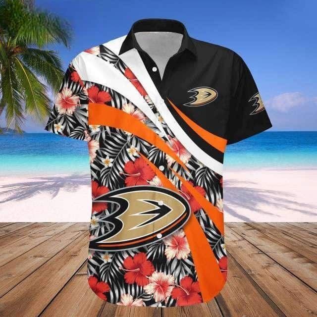 NHL Anaheim Ducks Hawaiian Shirt Gift For Beach Trip NHL Anaheim Ducks Hawaiian Shirt Gift For Beach Trip