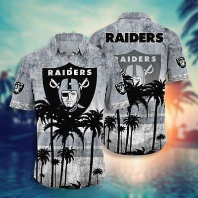 Vintage NFL Las Vegas Raiders Hawaiian Shirt Beach Lovers Gift Vintage NFL Las Vegas Raiders Hawaiian Shirt Beach Lovers Gift
