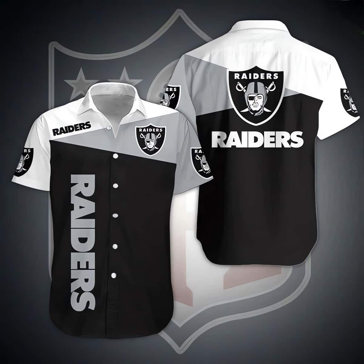 NFL Las Vegas Raiders Hawaiian Shirt Practical Beach Gift