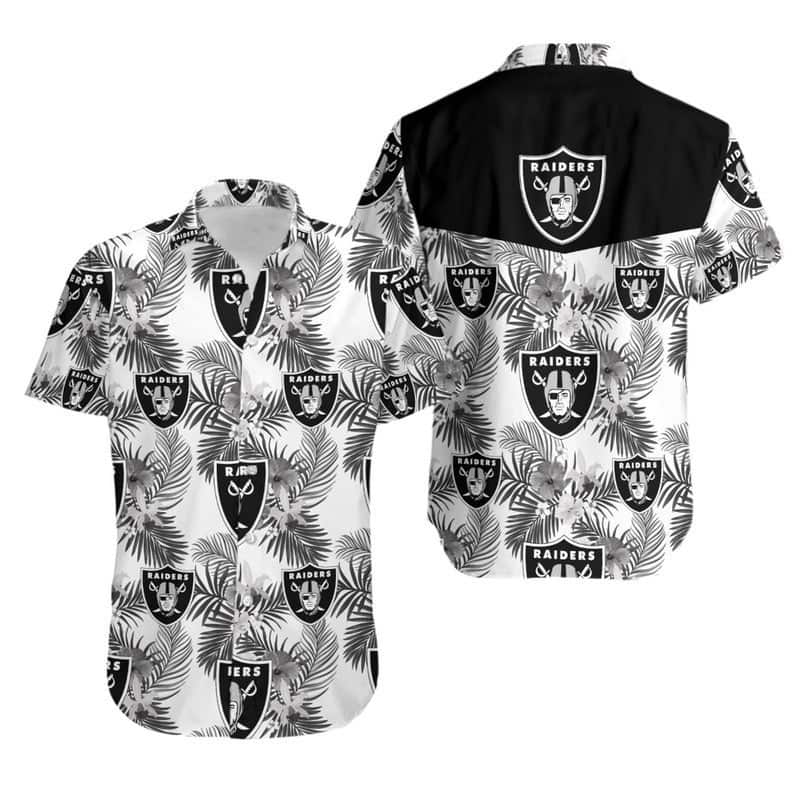 NFL Las Vegas Raiders Hawaiian Shirt Football Gift For Dad NFL Las Vegas Raiders Hawaiian Shirt Football Gift For Dad