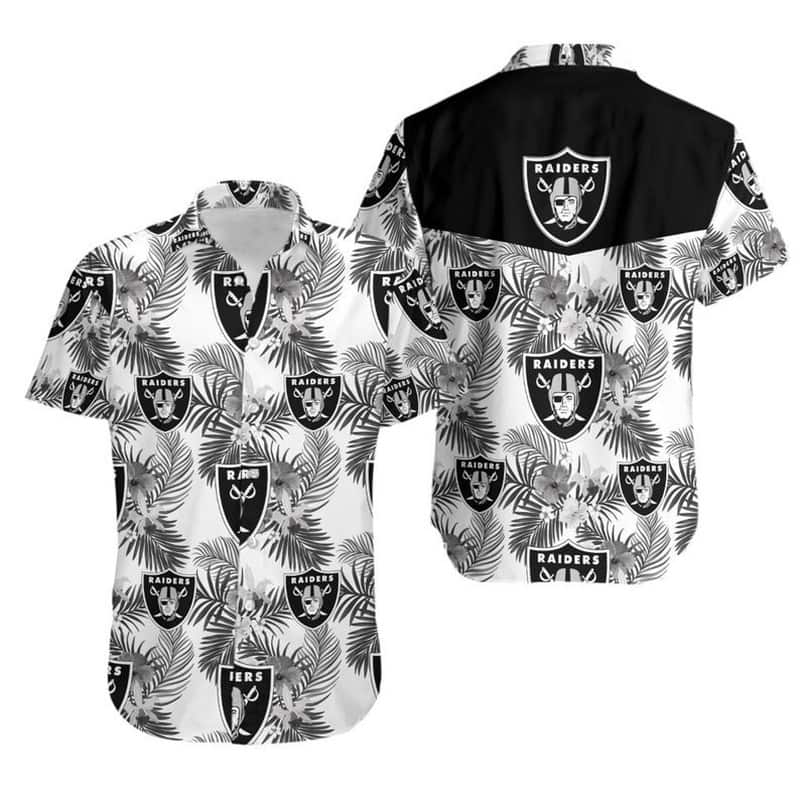 NFL Las Vegas Raiders Hawaiian Shirt Football Gift For Dad NFL Las Vegas Raiders Hawaiian Shirt Football Gift For Dad