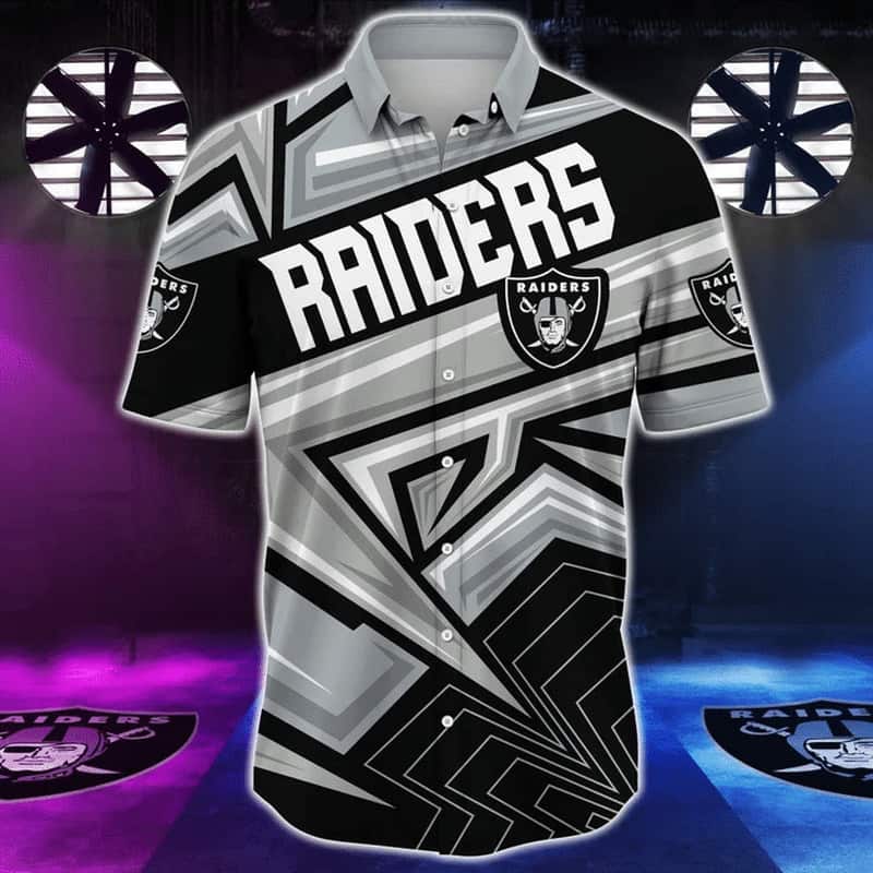 Las Vegas Raiders Hawaiian Shirt Football Gift For Dad From Son