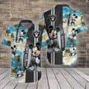 Disney Mickey Mouse Surfing Las Vegas Raiders Hawaiian Shirt