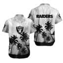 Las Vegas Raiders Hawaiian Shirt Coconut Tree Pattern Summer Beach Gift Las Vegas Raiders Hawaiian Shirt Coconut Tree Pattern Summer Beach Gift