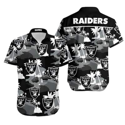 NFL Las Vegas Raiders Hawaiian Shirt Birthday Gift For Football Fans NFL Las Vegas Raiders Hawaiian Shirt Birthday Gift For Football Fans