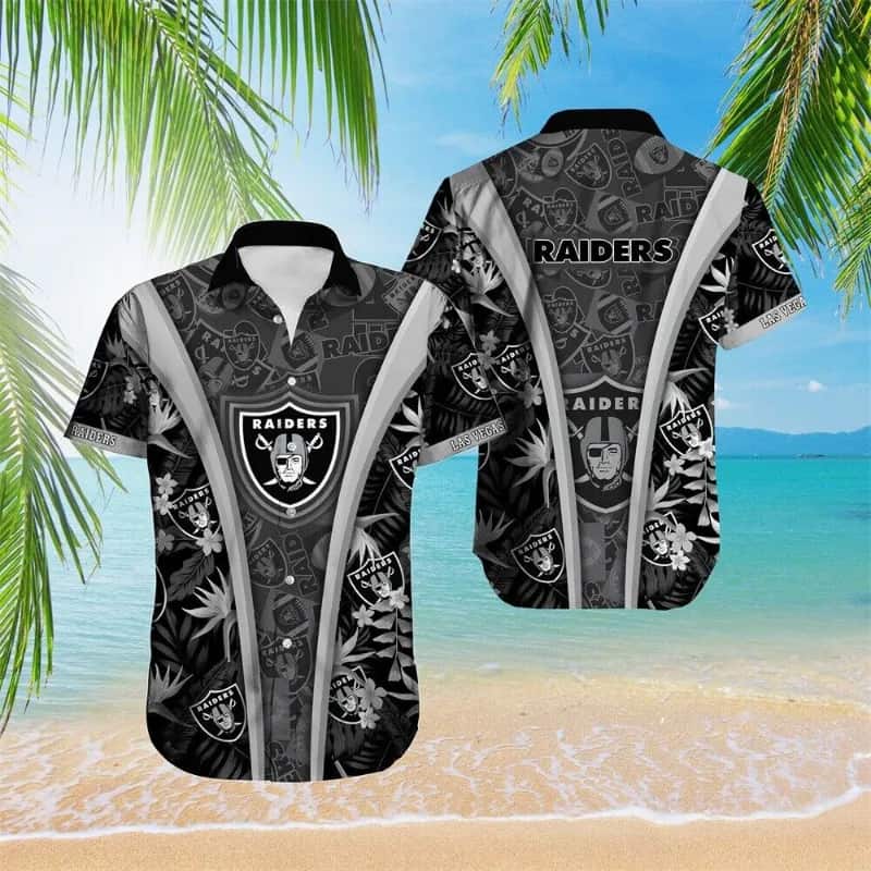 Las Vegas Raiders Hawaiian Shirt Beach Gift For Football Fans Las Vegas Raiders Hawaiian Shirt Beach Gift For Football Fans