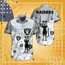 Black Cat NFL Las Vegas Raiders Hawaiian Shirt Black Cat NFL Las Vegas Raiders Hawaiian Shirt