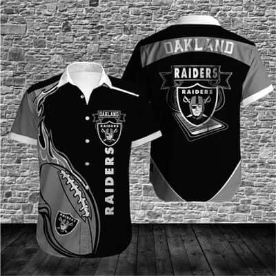 Las Vegas Raiders Hawaiian Shirt Gift For Beach Trip Las Vegas Raiders Hawaiian Shirt Gift For Beach Trip