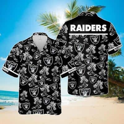 Las Vegas Raiders Hawaiian Shirt Island Pattern Trendy Summer Gift Las Vegas Raiders Hawaiian Shirt Island Pattern Trendy Summer Gift