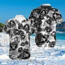 Las Vegas Raiders Hawaiian Shirt Palm Leaves Pattern Summer Vacation Gift
