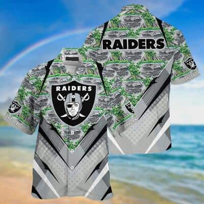 NFL Las Vegas Raiders Hawaiian Shirt Summer Vacation Gift NFL Las Vegas Raiders Hawaiian Shirt Summer Vacation Gift