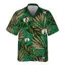 NBA Boston Celtics Hawaiian Shirt Tropical Palm Leaves
