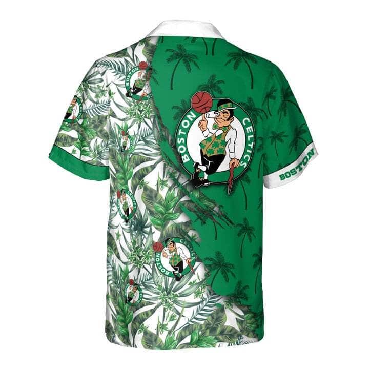 NBA Boston Celtics Tropical Flowers Hawaiian Shirt NBA Boston Celtics Tropical Flowers Hawaiian Shirt
