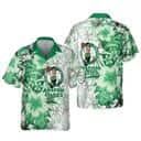 Boston Celtics Hawaiian Shirt Hibiscus Flower Pattern Boston Celtics Hawaiian Shirt Hibiscus Flower Pattern