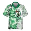 Boston Celtics Hawaiian Shirt Hibiscus Flower Pattern Boston Celtics Hawaiian Shirt Hibiscus Flower Pattern