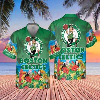Boston Celtics Hawaiian Shirt Beach Gift For Him Boston Celtics Hawaiian Shirt Beach Gift For Him