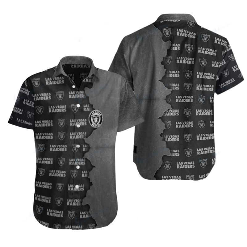 Oakland Las Vegas Raiders Hawaiian Shirt For Men