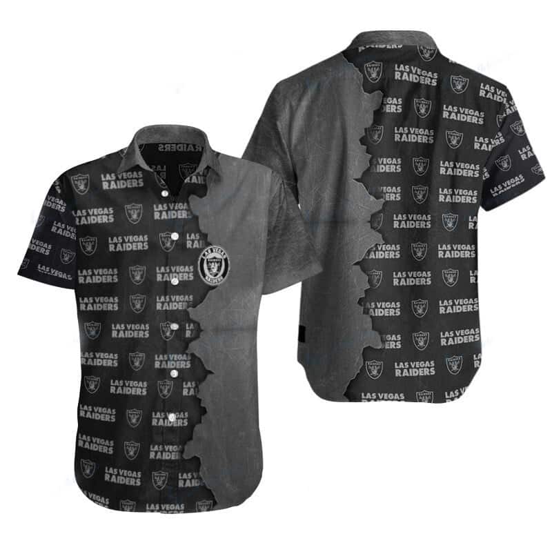 Oakland Las Vegas Raiders Hawaiian Shirt For Men Oakland Las Vegas Raiders Hawaiian Shirt For Men