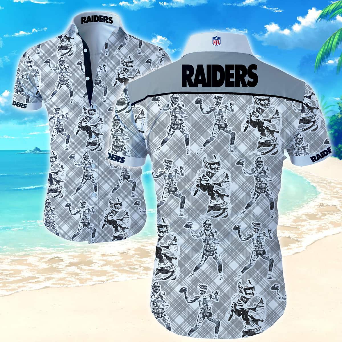 Funny NFL Las Vegas Raiders Hawaiian Shirt Gift For Football Fans Funny NFL Las Vegas Raiders Hawaiian Shirt Gift For Football Fans