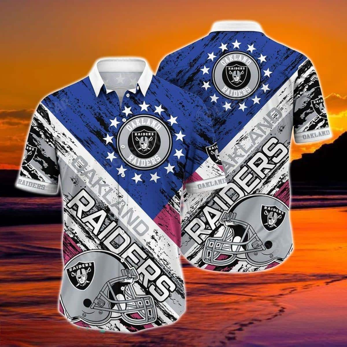 Las Vegas Raiders NFL Hawaiian Shirt Gift For Beach Trip