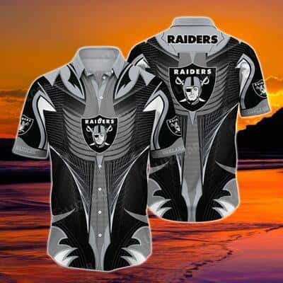 Las Vegas Raiders NFL Hawaiian Shirt Summer Beach Gift