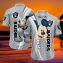 Mickey Mouse Disney Las Vegas Raiders NFL Hawaiian Shirt