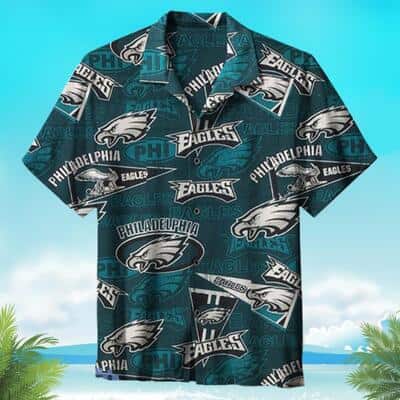 Philadelphia Eagles Hawaiian Shirt Summer Beach Gift Philadelphia Eagles Hawaiian Shirt Summer Beach Gift