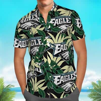 Philadelphia Eagles Hawaiian Shirt Banana Leaf Summer Gift For Friend Philadelphia Eagles Hawaiian Shirt Banana Leaf Summer Gift For Friend