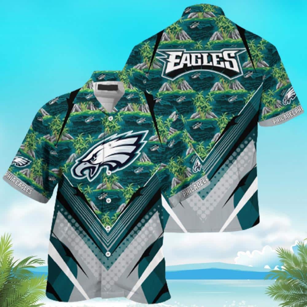 NFL Philadelphia Eagles Hawaiian Shirt Beach Gift For Him NFL Philadelphia Eagles Hawaiian Shirt Beach Gift For Him