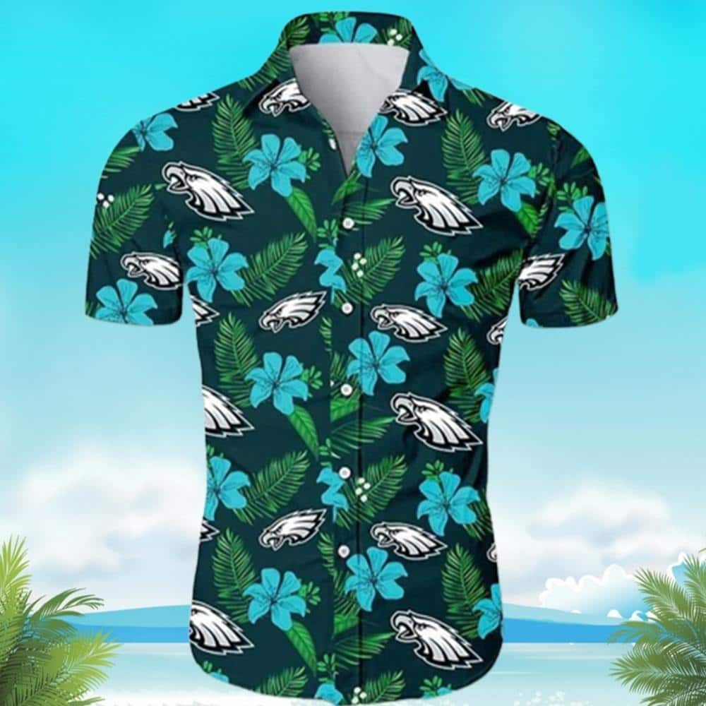 NFL Philadelphia Eagles Hawaiian Shirt Beach Gift For Dad NFL Philadelphia Eagles Hawaiian Shirt Beach Gift For Dad