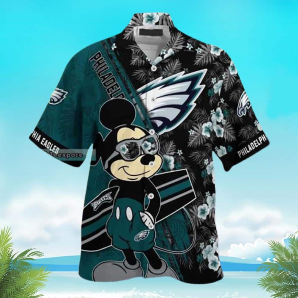 Mickey Mouse Disney NFL Philadelphia Eagles Hawaiian Shirt Mickey Mouse Disney NFL Philadelphia Eagles Hawaiian Shirt
