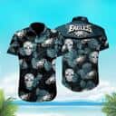 Tropical Skull NFL Philadelphia Eagles Hawaiian Shirt Tropical Skull NFL Philadelphia Eagles Hawaiian Shirt