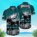 Vintage NFL Philadelphia Eagles Hawaiian Shirt Summer Beach Gift