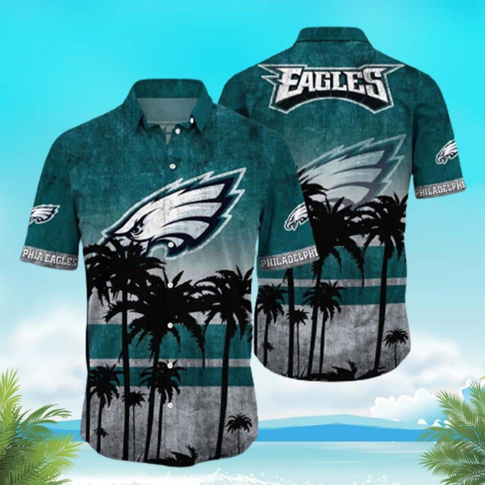 Vintage NFL Philadelphia Eagles Hawaiian Shirt Summer Beach Gift Vintage NFL Philadelphia Eagles Hawaiian Shirt Summer Beach Gift
