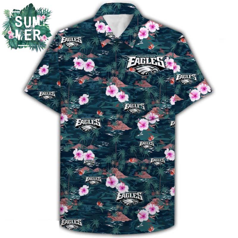 NFL Philadelphia Eagles Hawaiian Shirt Best Beach Gift NFL Philadelphia Eagles Hawaiian Shirt Best Beach Gift