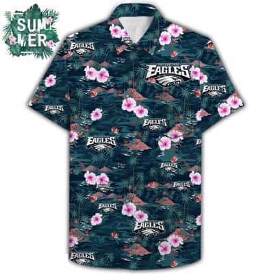 NFL Philadelphia Eagles Hawaiian Shirt Best Beach Gift NFL Philadelphia Eagles Hawaiian Shirt Best Beach Gift