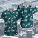 Philadelphia Eagles Hawaiian Shirt Hibiscus Pattern Gift For NFL Fans Philadelphia Eagles Hawaiian Shirt Hibiscus Pattern Gift For NFL Fans