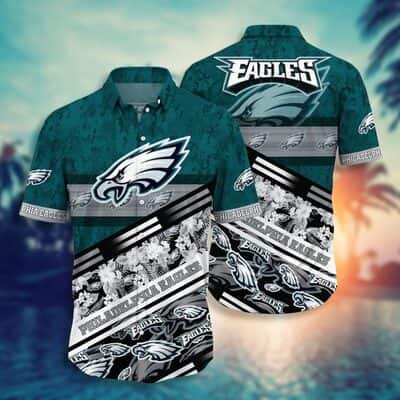 NFL Philadelphia Eagles Hawaiian Shirt Beach Gift For Football Fans NFL Philadelphia Eagles Hawaiian Shirt Beach Gift For Football Fans