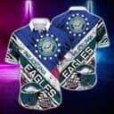 NFL Philadelphia Eagles Hawaiian Shirt Football Helmet NFL Philadelphia Eagles Hawaiian Shirt Football Helmet