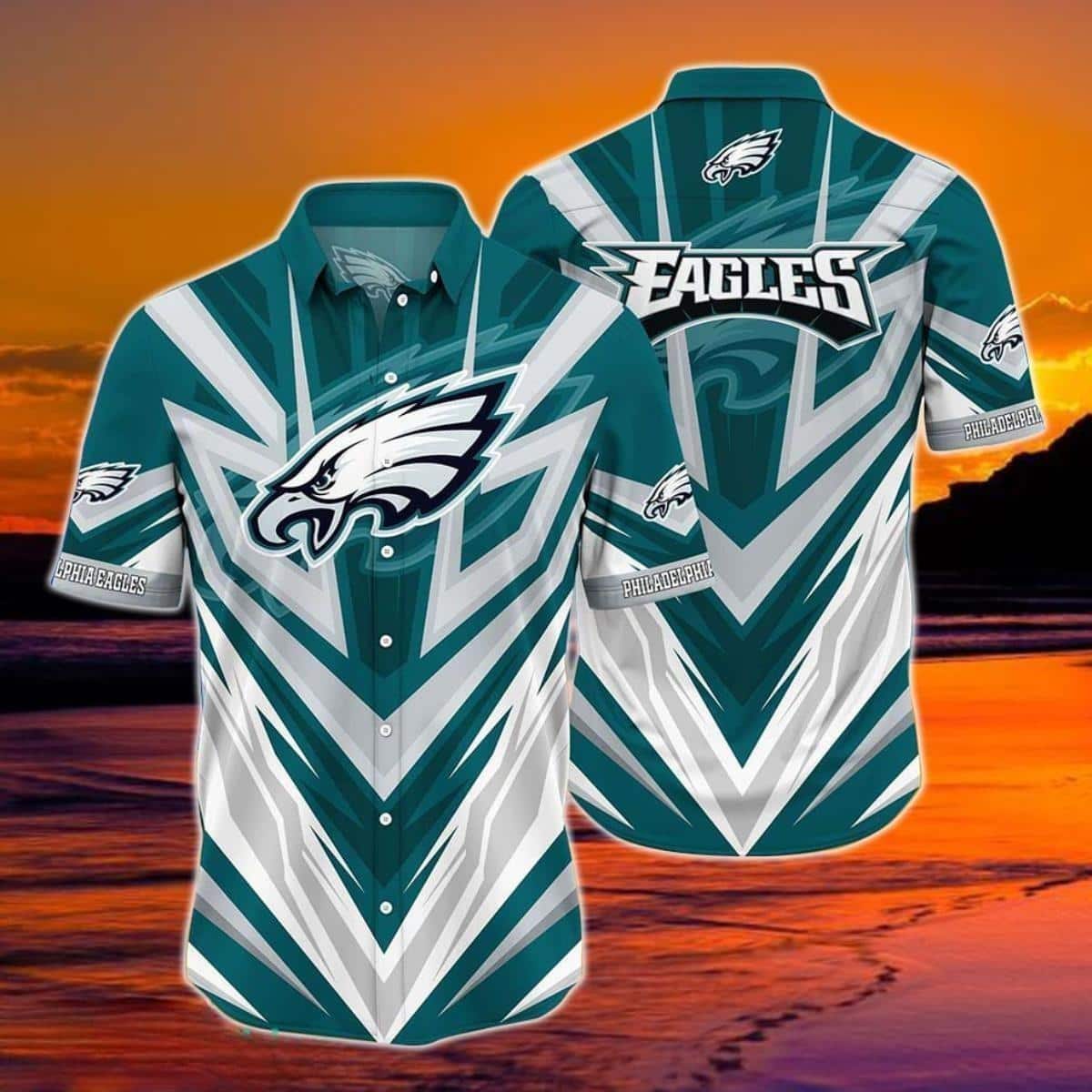 NFL Philadelphia Eagles Hawaiian Shirt Gift For Football Coach NFL Philadelphia Eagles Hawaiian Shirt Gift For Football Coach