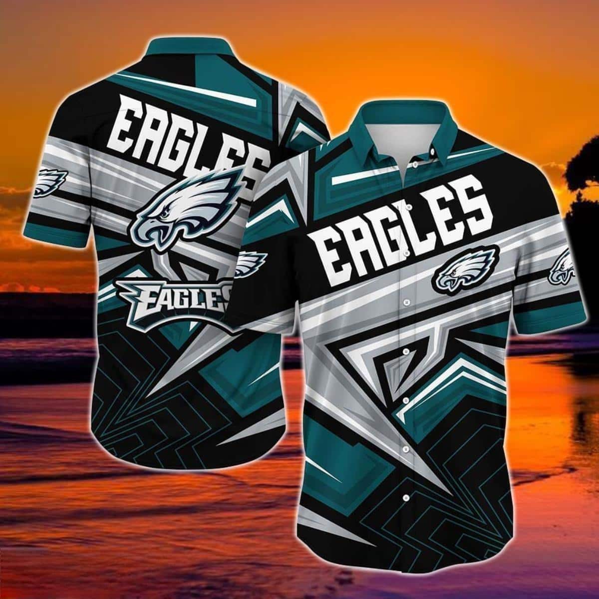 Philadelphia Eagles NFL Hawaiian Shirt Trending Gift For Football Fans Philadelphia Eagles NFL Hawaiian Shirt Trending Gift For Football Fans