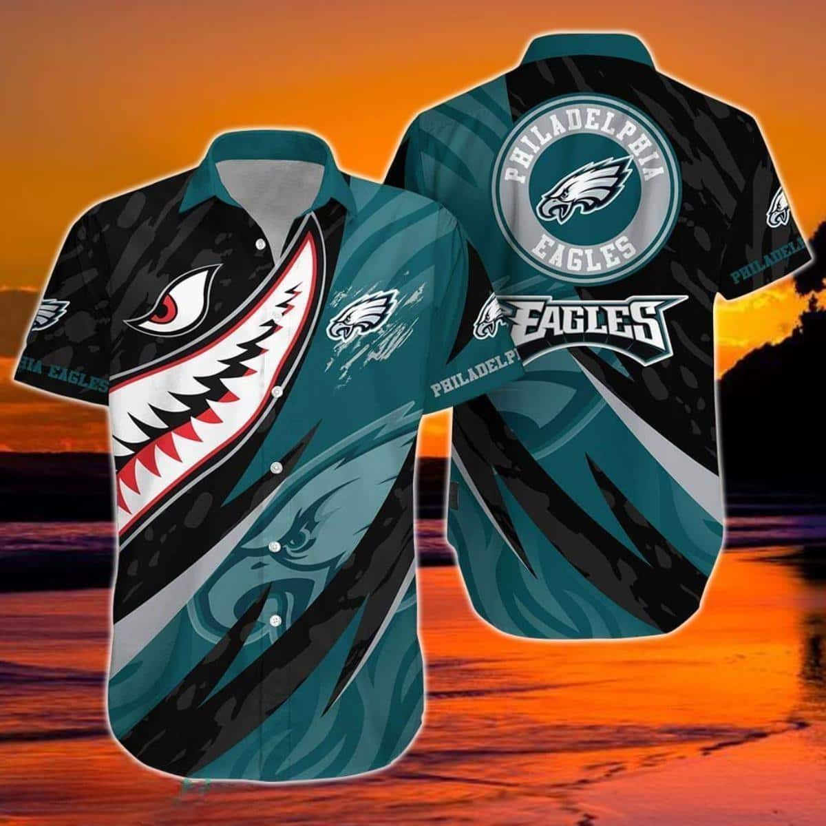 Philadelphia Eagles NFL Hawaiian Shirt Gift For Football Players Philadelphia Eagles NFL Hawaiian Shirt Gift For Football Players